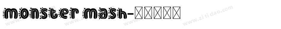 Monster Mash字体转换